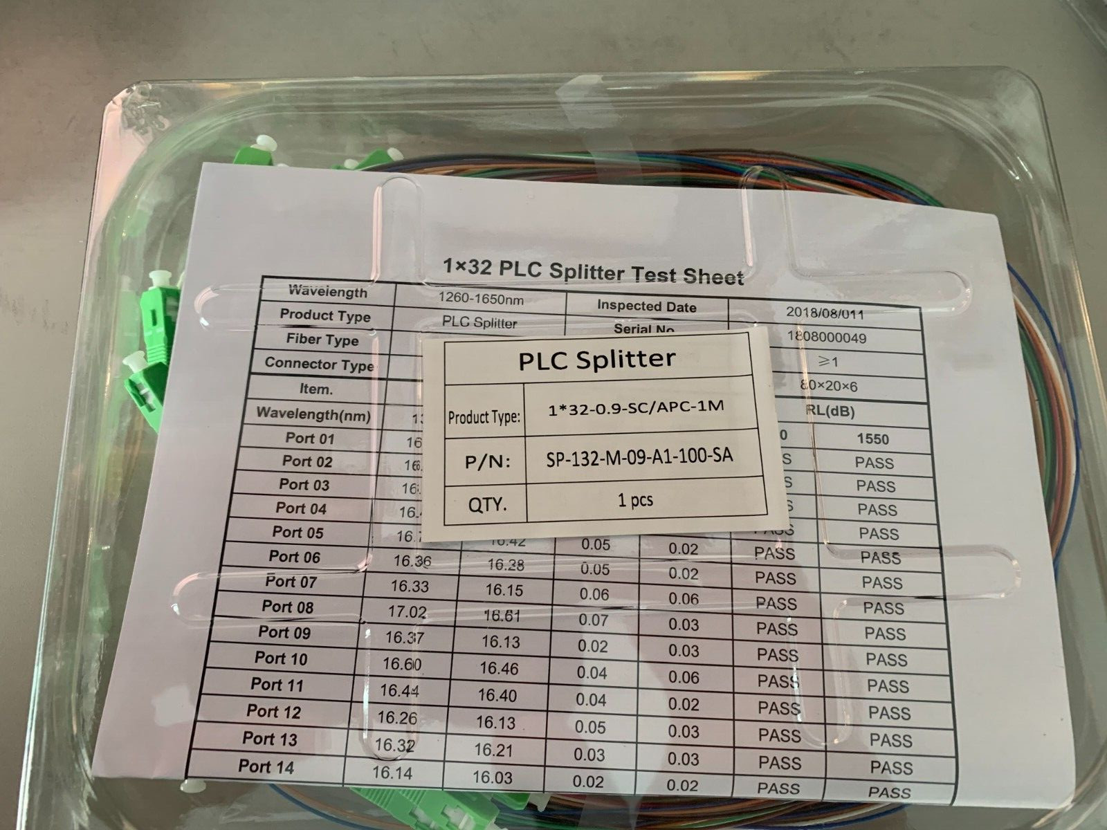 Passive PLC Splitter Field Unit, 1×32 Standard SP-132-M-09-SC/APC-1M