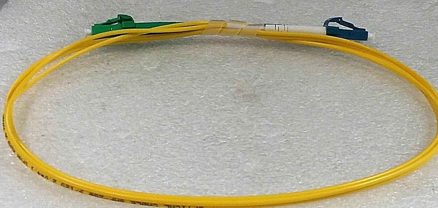 Singlemode Duplex BIF OFNR, 2mm, 1m; Part #LC/APC-LC/UPC 1meter