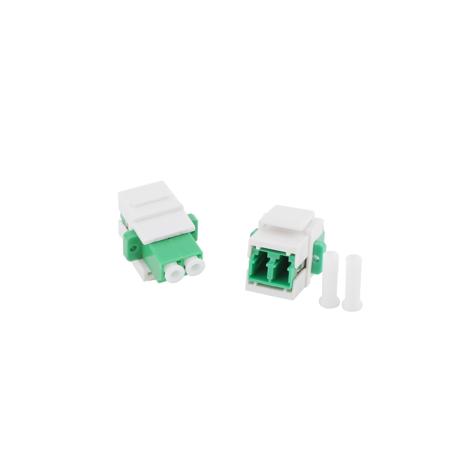 2/5/10Pcs Keystone Jack Fiber Optical Insert Coupler Single-mode/Multimode