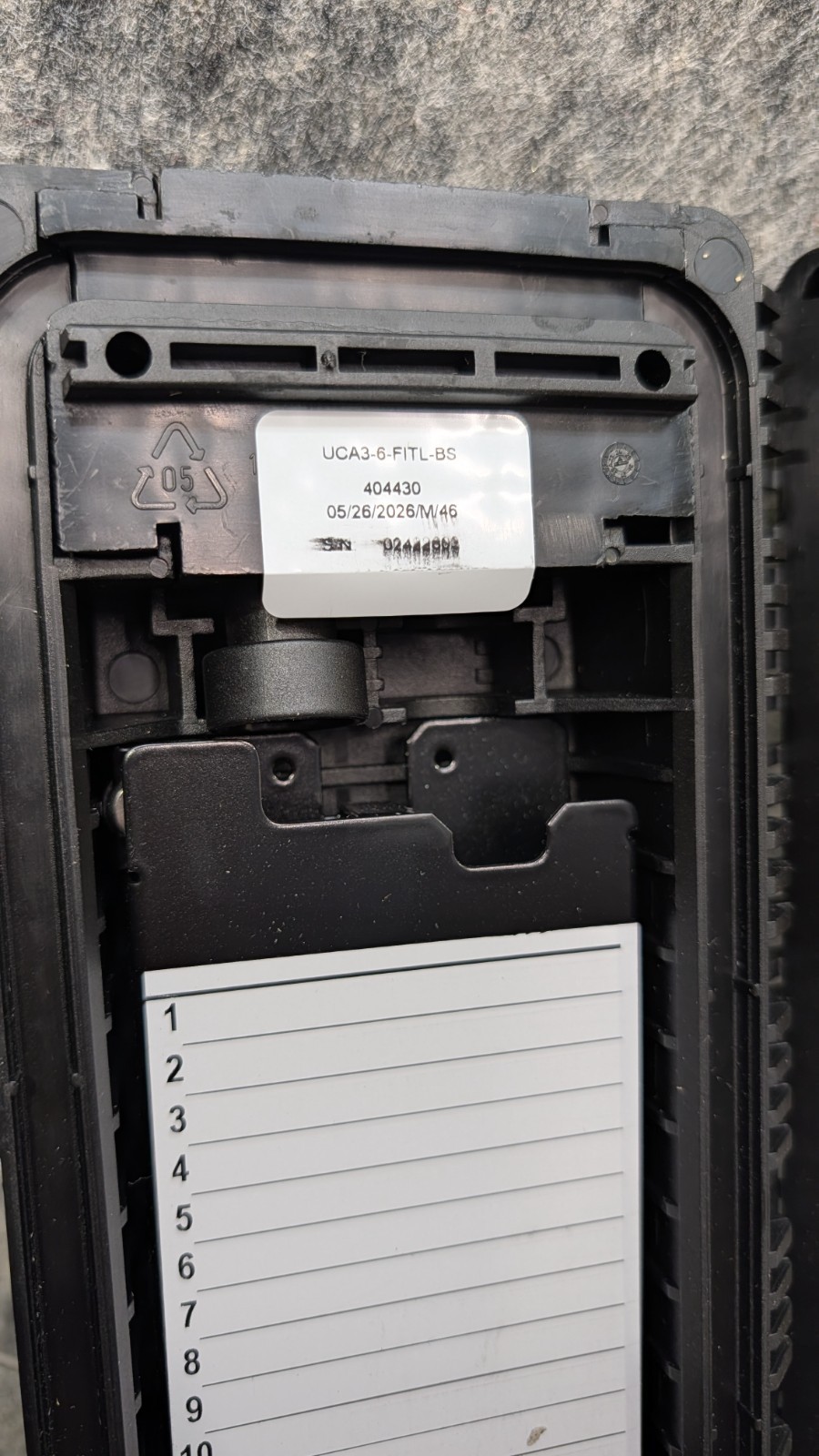 CORNING UCA3-6-FITL-BS, 404430 Fiber Optic Enclosure UCA3-6 FITL Black 🔥New🔥