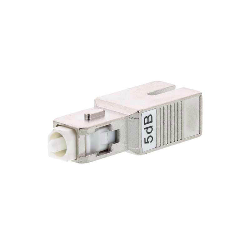 2pcs 0~30dB SC/UPC Simplex Fiber Optic Attenuator Metal Male to Female Adapter