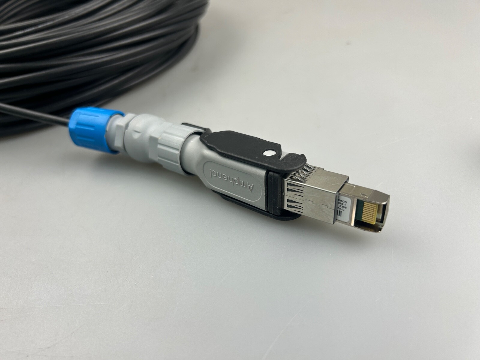 Amphenol, Octis I/O System SFP/SFP+, RJ45, Fiber Optic Plug Kit w/ Cable (Used)