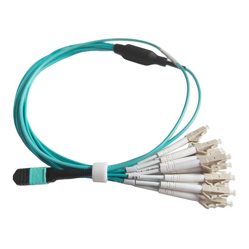 MPO Female/Male to 12 LC MM OM3Fiber Cable MPO LC Fan-out Fiber Optic Patch Cord