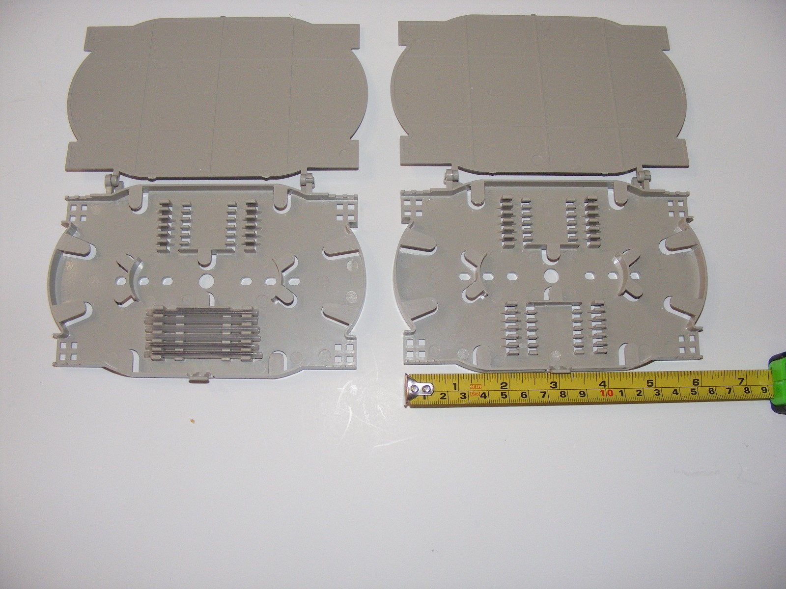 fiber optic splice tray 12 / 24 cores heat fusion heat shrink chip small x2