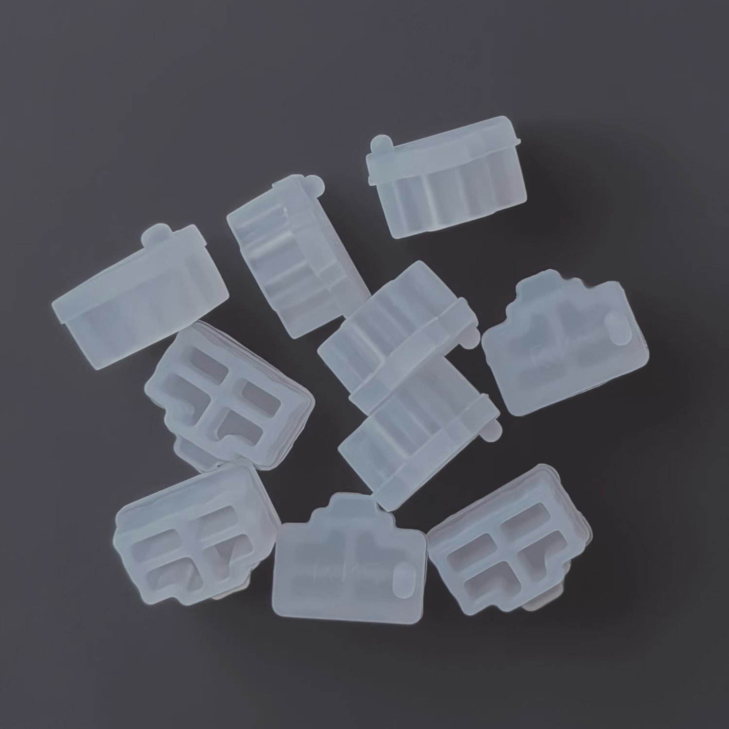 Silicone RJ45 Port Cover Dust Plug Baffle Protector Dust Cover Laptop Network
