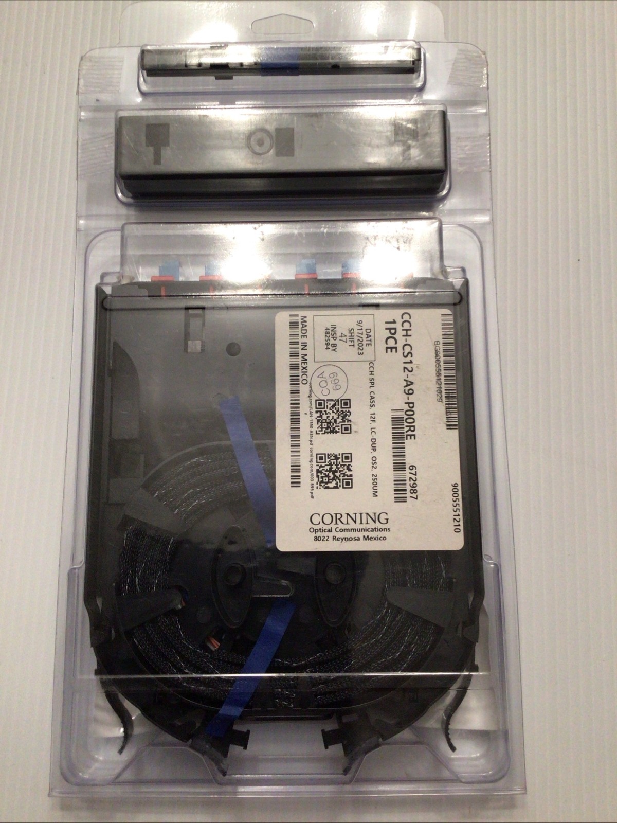 Corning CCH-CS12-A9-P00RE Fiber splice cassette Netwok Fiber Optic device