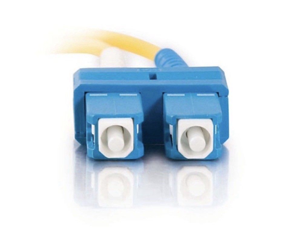 7M Single-Mode Duplex Fiber Cable 9/125 Optical Patch Cable (2-Pack) New