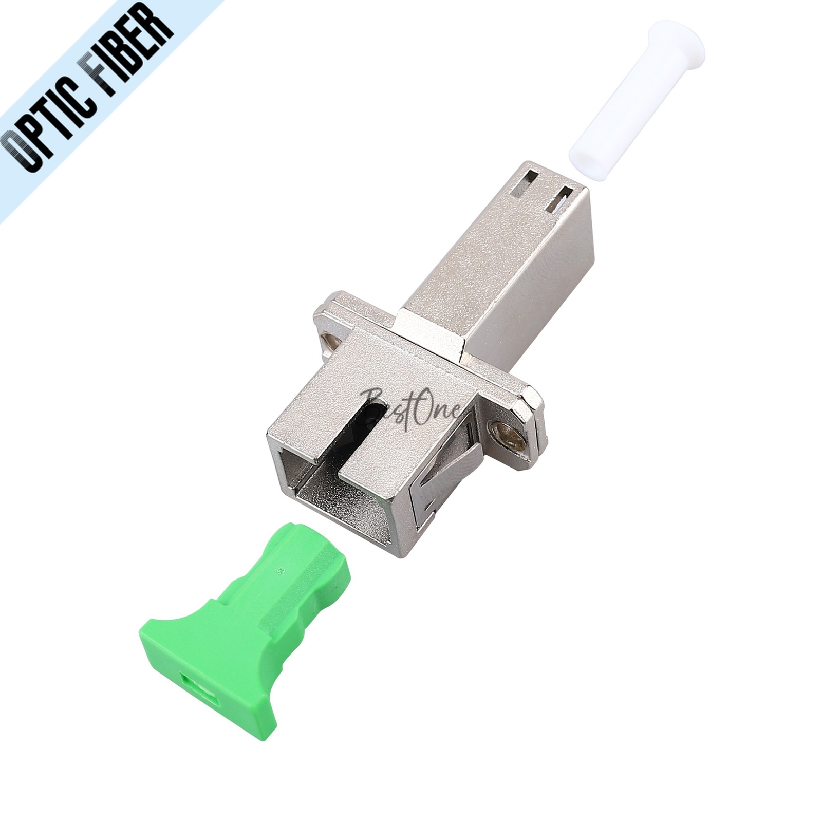 2Pcs LC to SC FC ST UPC APC Optic Fiber Connector Coupler Optical Fiber Adapter