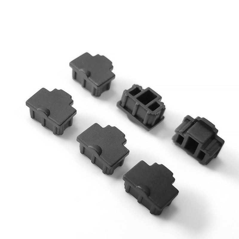 100pcs Network Connector Dust Cover Silicone Ethernet Connector RJ45 Dust Plug