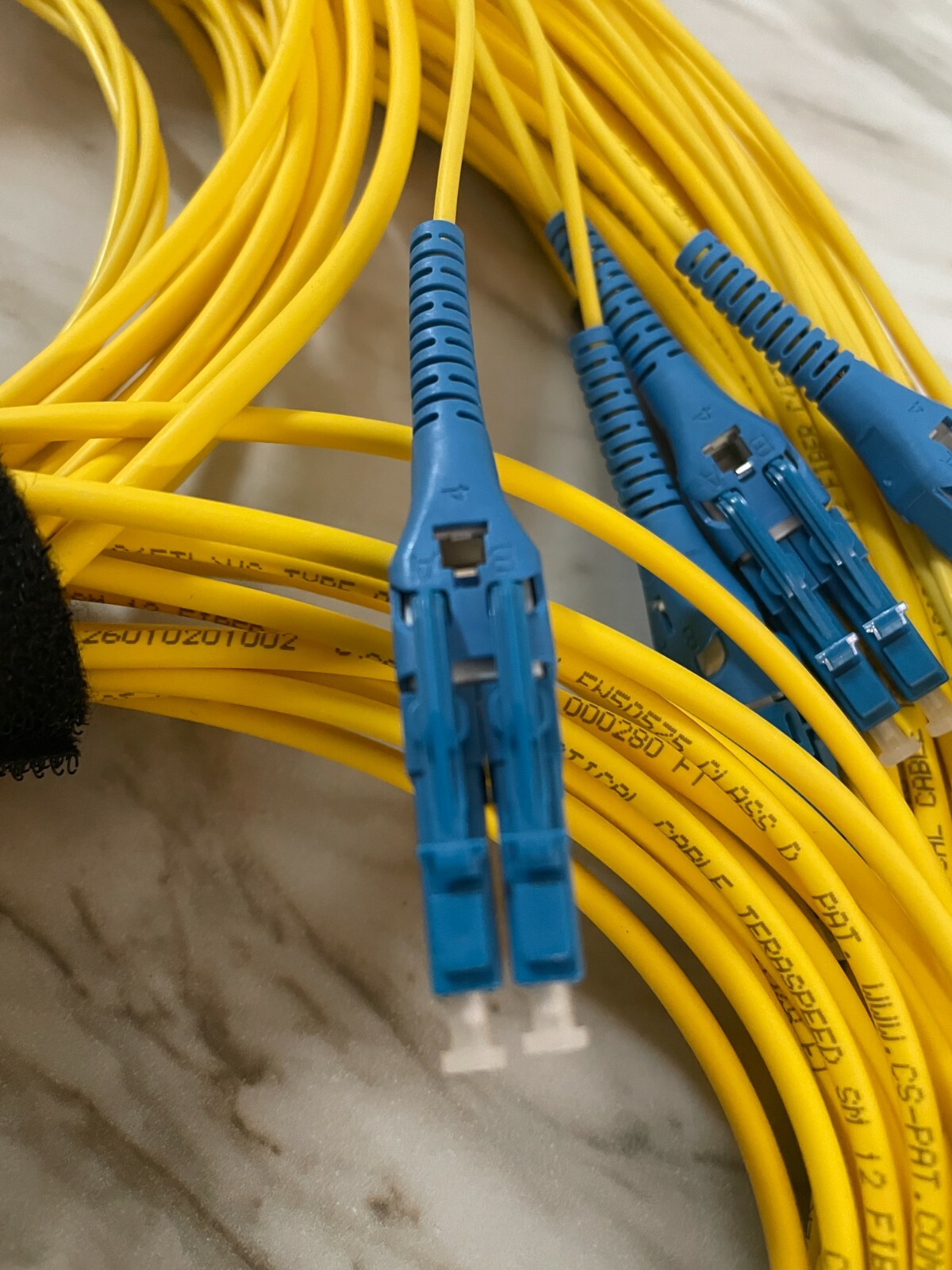 30M Uniboot LC-LC Single-Mode Duplex 4 Strand 9/125 Fiber Optic Patch Cord
