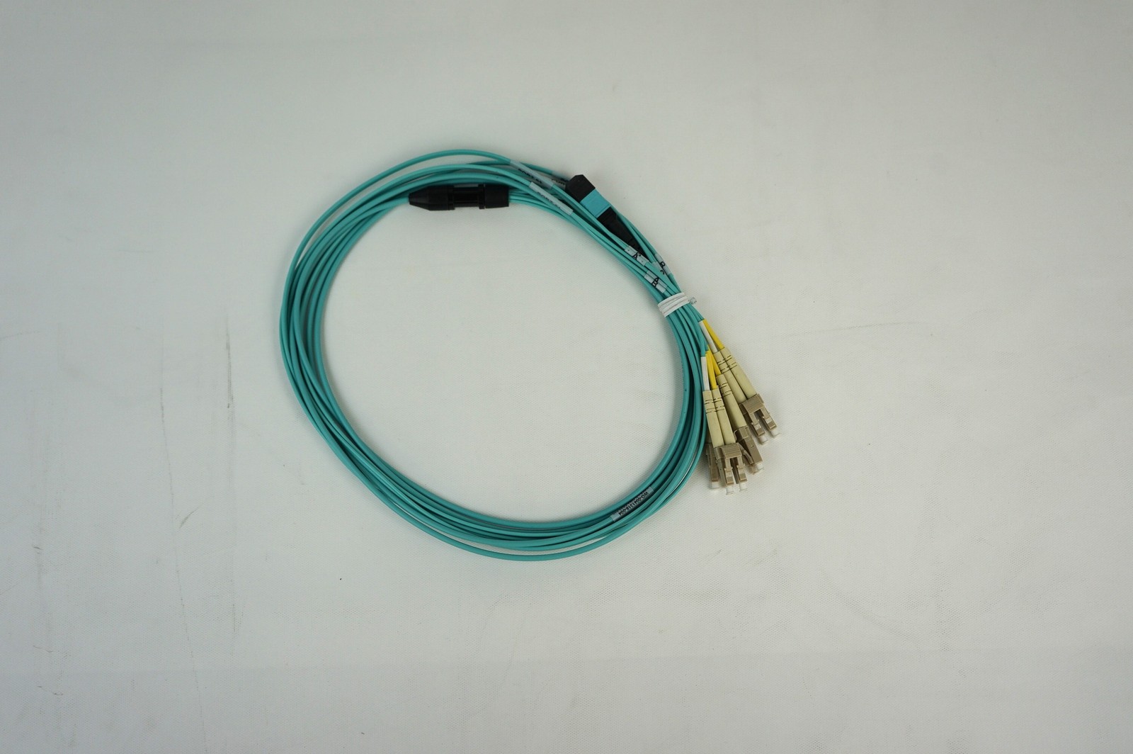 10ft Mtp Om4 F To -4x Duplex Lc M Fanout Fiber Optic Cable QSFP-LC-OM4-EP32-010