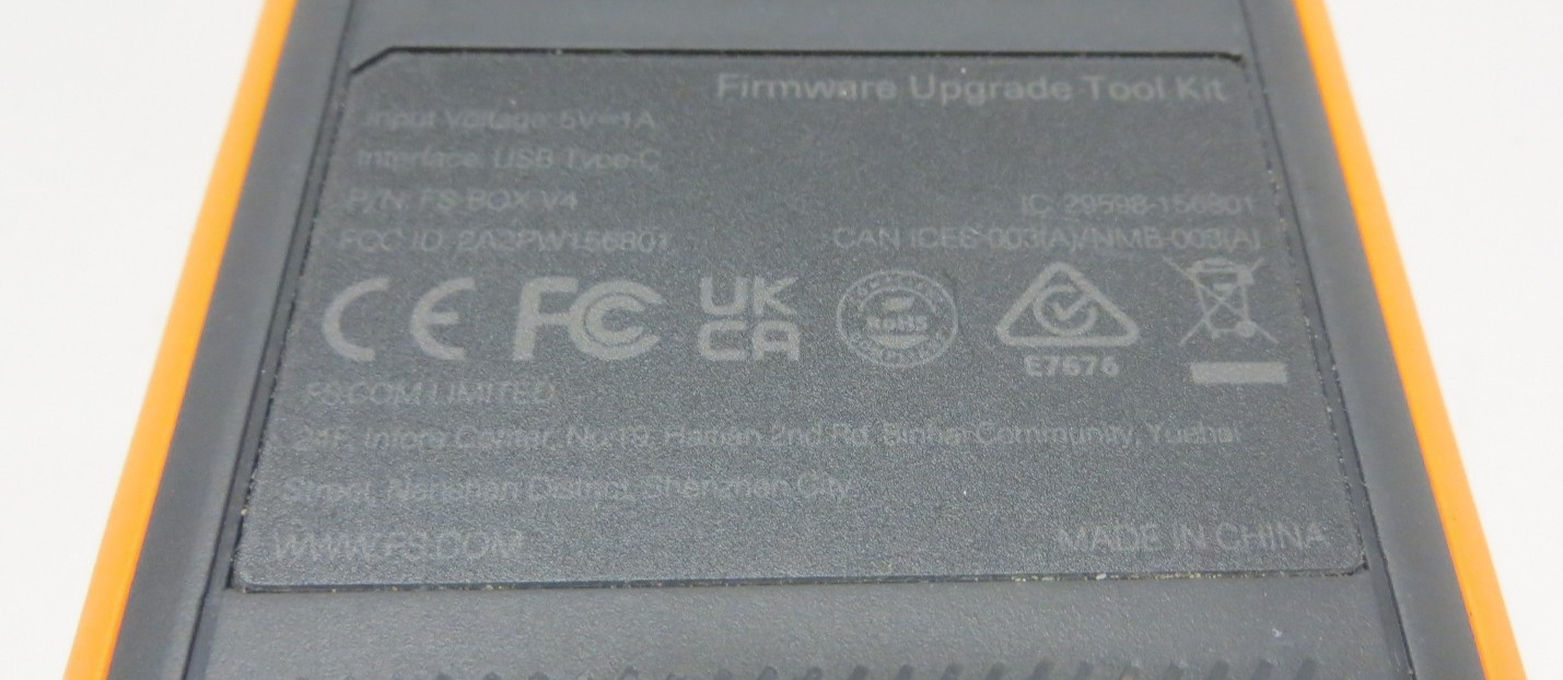 FS Box V4 Firmware Upgrade Tool Kit Unit For Transceivers & DAC/AOC Cables Optic