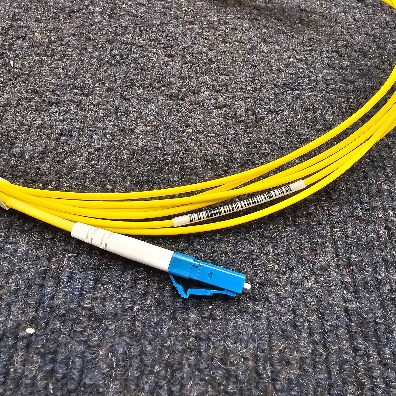 (QTY 2) FS SMLCSX: OS2 9/125 Single Mode Fiber Patch Cable 3M