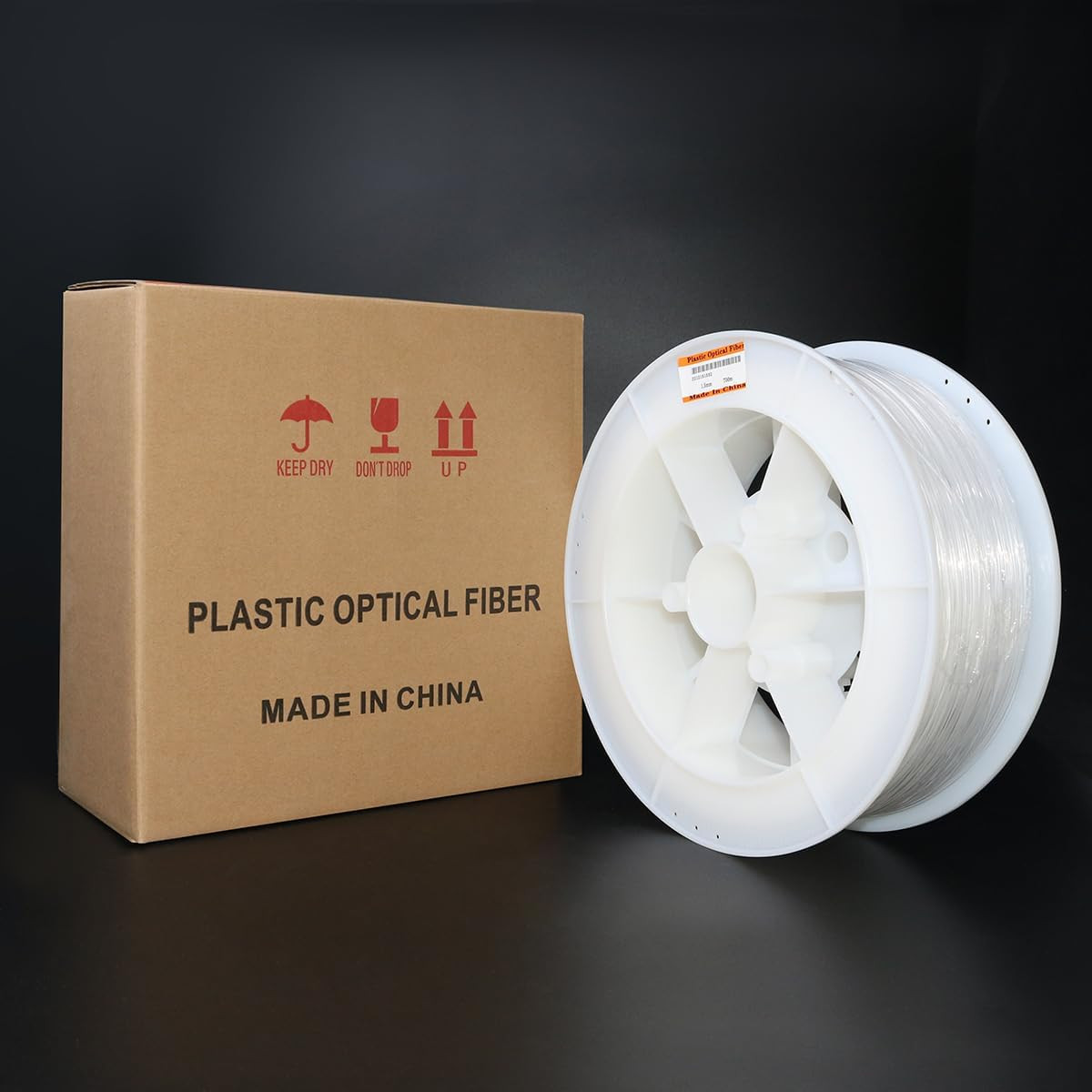 End Glow Fiber Optic Cable 2296Ft for Starlight Sky Ceiling Decor