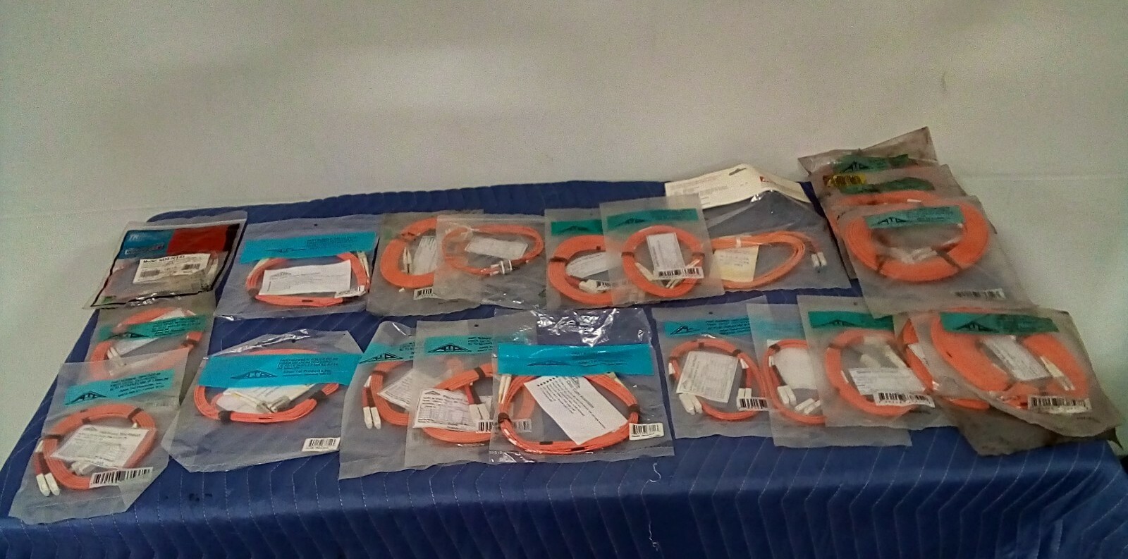 *LOT OF 20*NEW Allen Tel Various Fiber Optic Cable Assembly Patch Cord