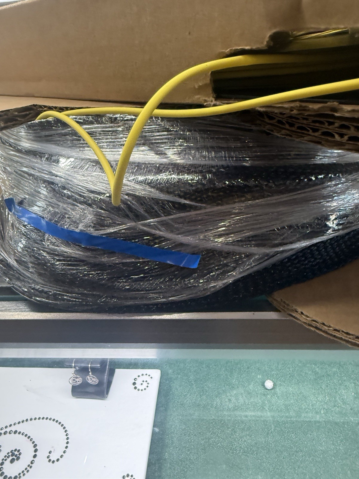 CommScope Loaded Fiber Optic Cable Shelf Patch Panel 150 Ft Stored 46 Mts Stored