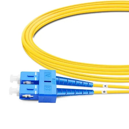 2PCS Duplex OS2 Single Mode SC UPC to SC UPC LSZH 2.0mm Fiber Optic Cable