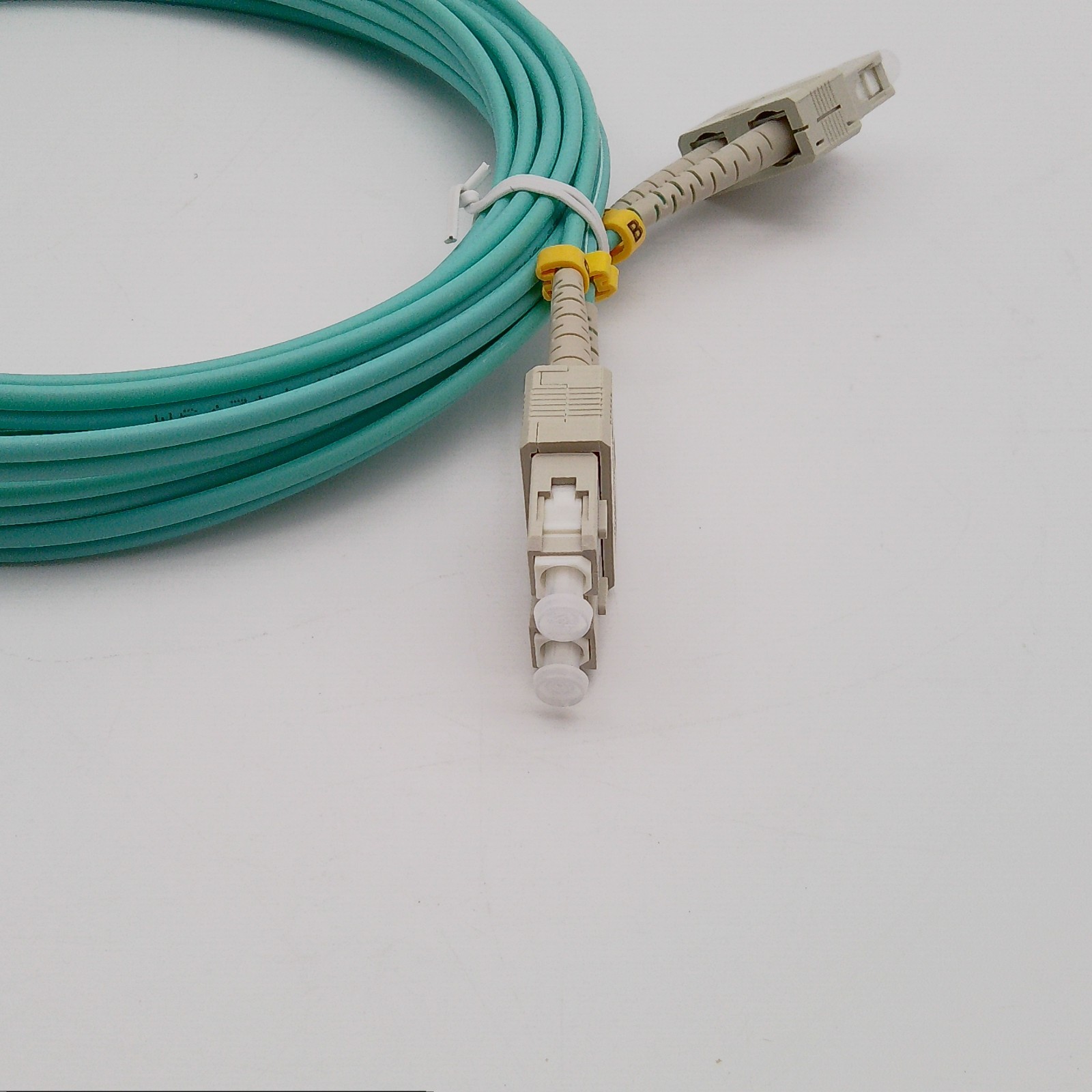 5 Pack 1M OM3 LC to LC Fiber Patch Cable 10/40Gb Duplex 50/125um Multimode