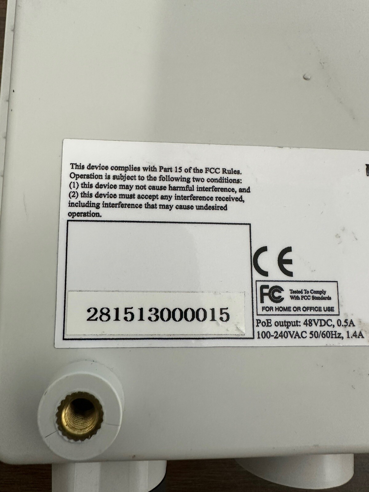 Ruckus Wireless Fiber Node fiber media converter P01-0300-0000 -untested As Is