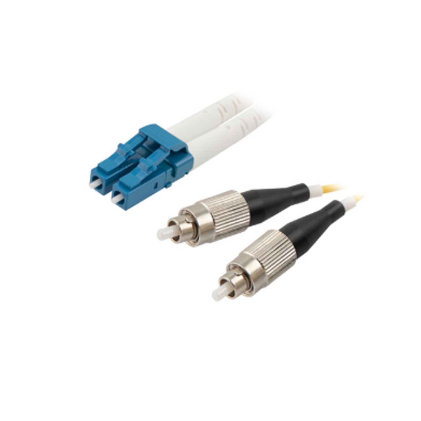 Fiber Optic Patch Cord FC UPC to LC UPC SM Duplex 3.0mm 50M 164 FT LSZH Cable