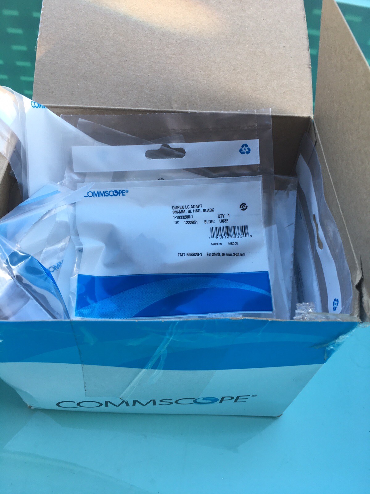 25x Commscope 1-1933286-1 Fiber Optic Insert Adapter LC duplex single/multimode