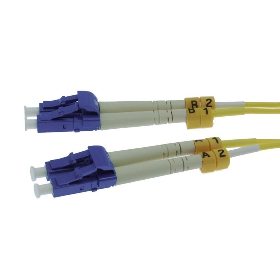 1M-50M LC UPC to LC UPC Duplex Single Mode 9/125 Fiber Optic 2.0mm Patch Cable