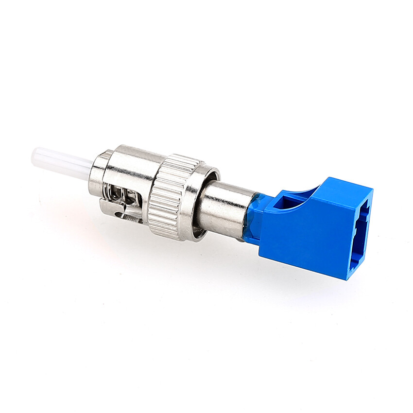 ST/UPC Male to LC/UPC Female SM Adapter Fiber Optical Coupler Flange Converter