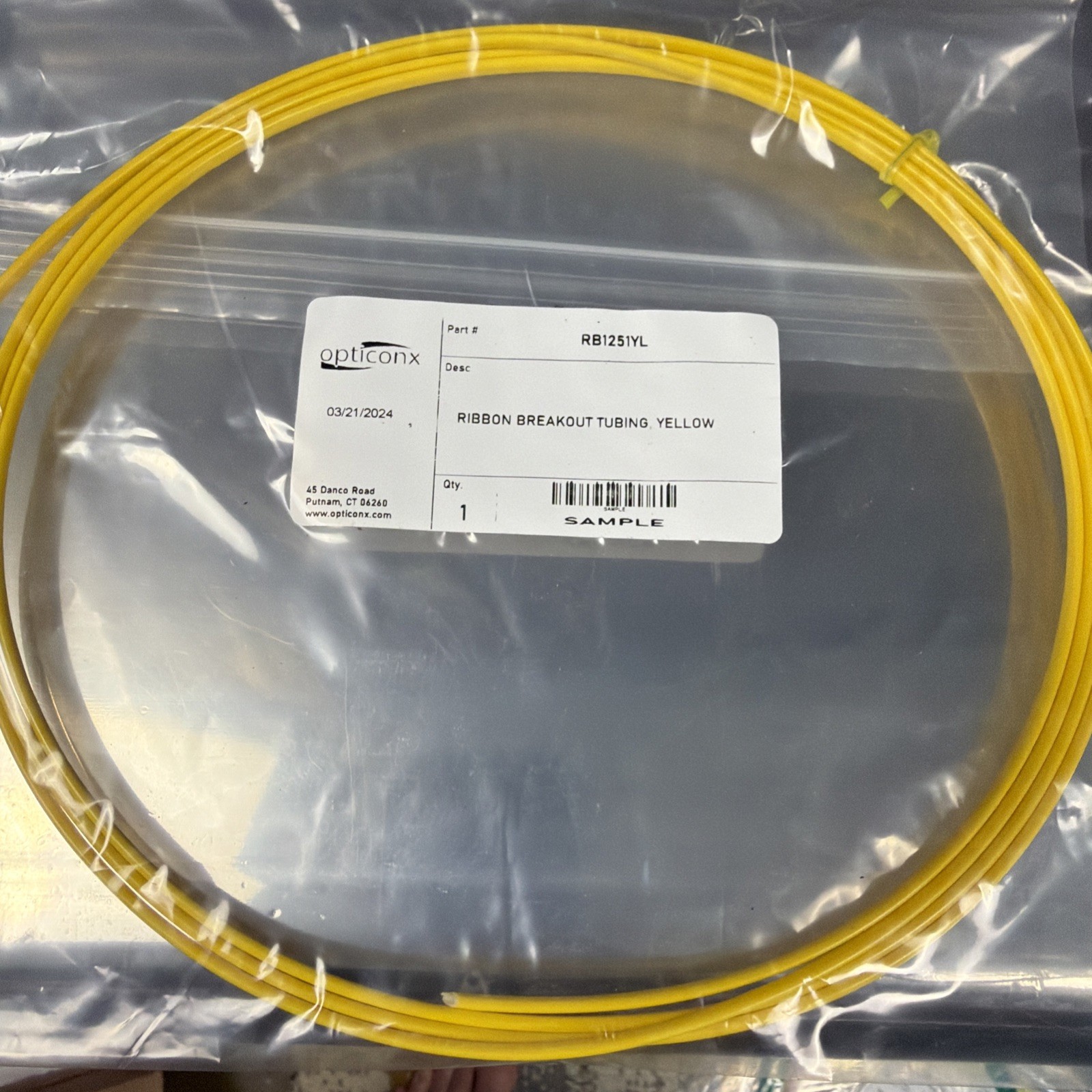 Opticonx Fiber Optic Installation Lot – UBK-96 Breakout Kit Splitters Tubbing Ca