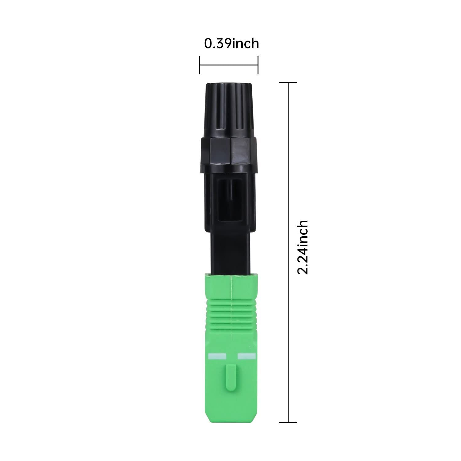 20-Pack FTTH SC/APC Fiber Quick Connector Optic Fiber Fast Connector Adapter …