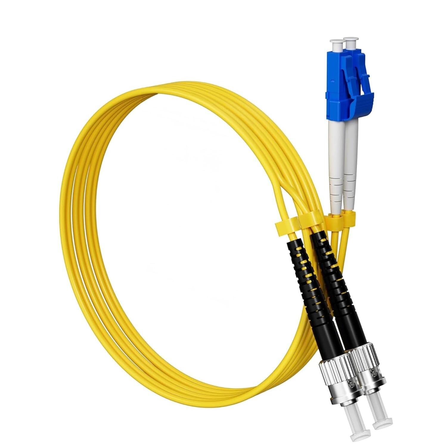 LC/ST 9/125 Singlemode Duplex Fiber Patch Cable – OS1 – 2M | Pro Networking