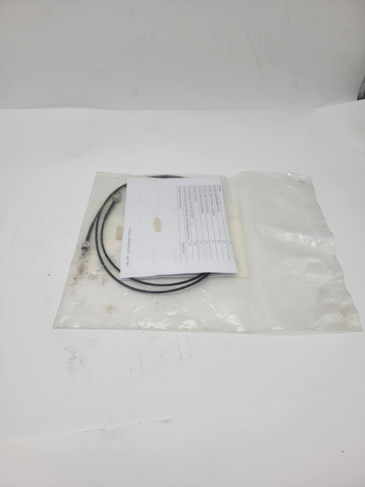 Allen-Bradley 2090-SCEP1-0 Plastic Fiber Optic Cable 1 Meter Series E NOS Black