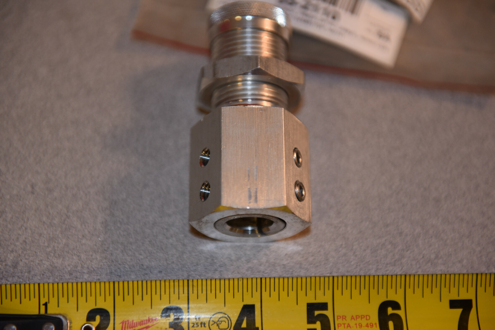 Lot of (4) AFL C8529-AT ADSS Fiber Optic Cable Splice Box Connectors – 0.642″