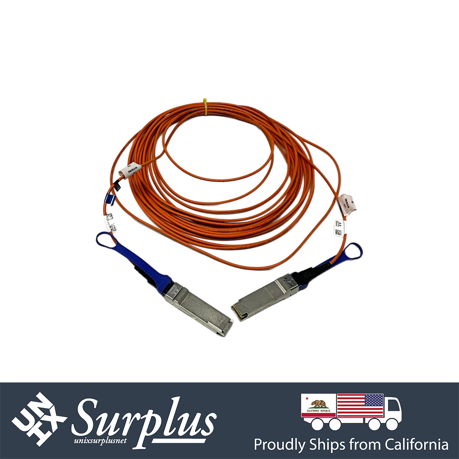 Generic External QSFP28+- QFSP28+- 100GB AOC Optical Fiber Cable 9M