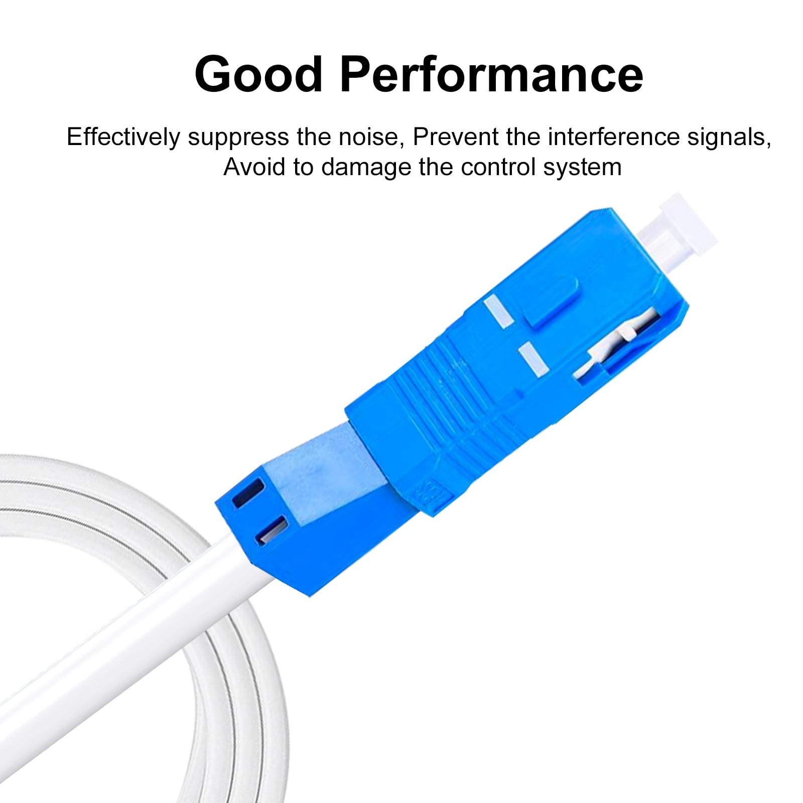 Single Mode SC Male To LC Female Hybrid Optical Fiber Adapter Connector 3 Pack