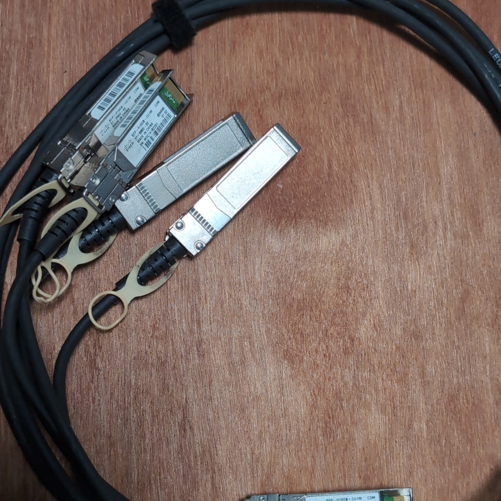 SFP to SFP Fiber Optical Network Cable Assembly, Black, Universal Compatible