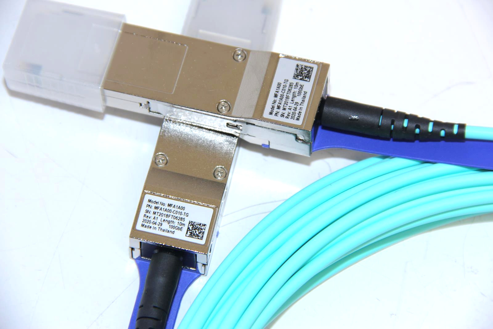MELLANOX MFA1A00-C010 100GbE QSFP 10M Active Fiber Cable NEW