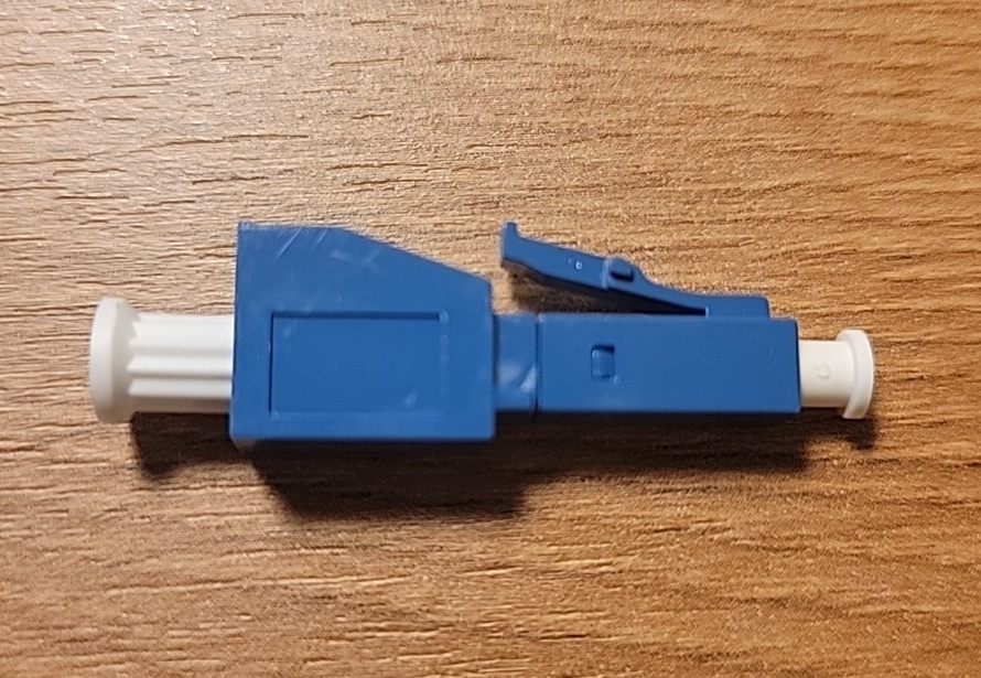 LC/UPC Fiber Optic Attenuator 8 dB, Male/Female, Single Mode