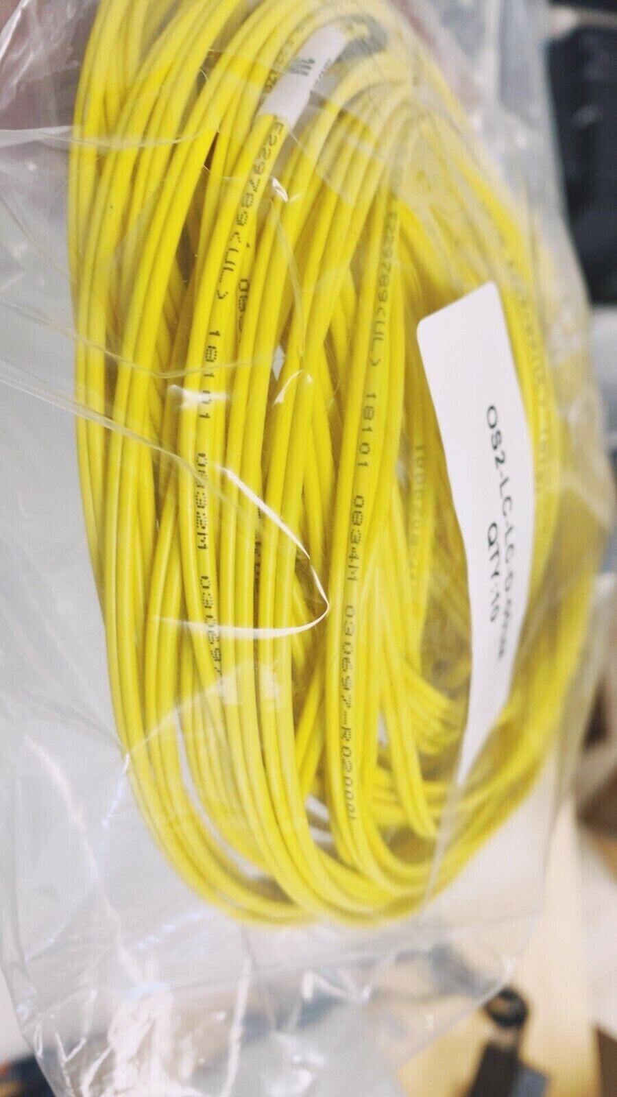 Lot Of 10 3M OS2 LC-LC Fiber Patch Cable Duplex 9/125 LC to LC SingleMode Jumper