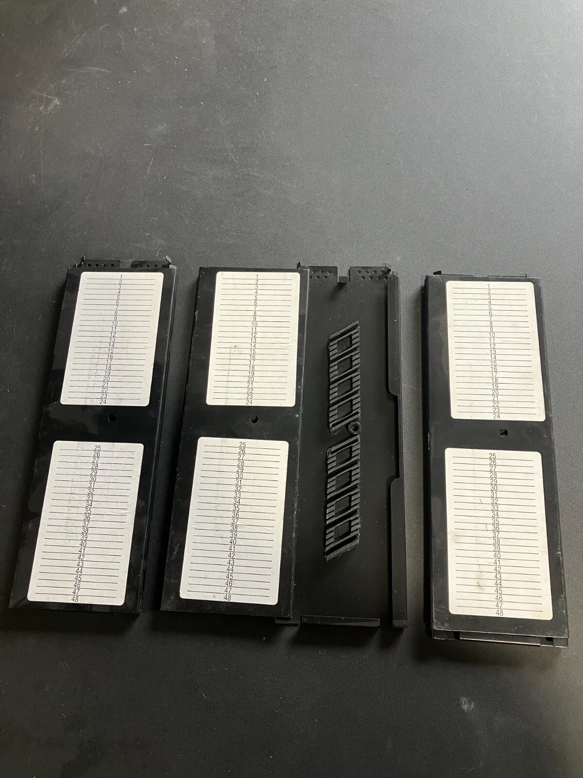 48 position fiber splice tray ( LOT OF QTY-3 ) cable management tray