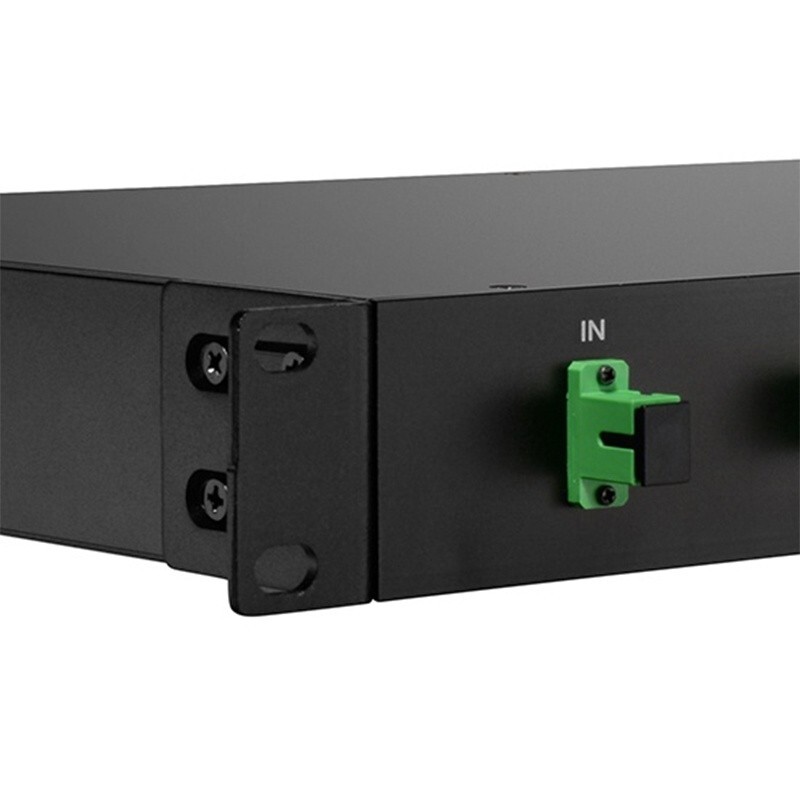 1×32 PLC Fiber Splitter, 1U 19″ Rack Mount, SC/APC, Singlemode-9876