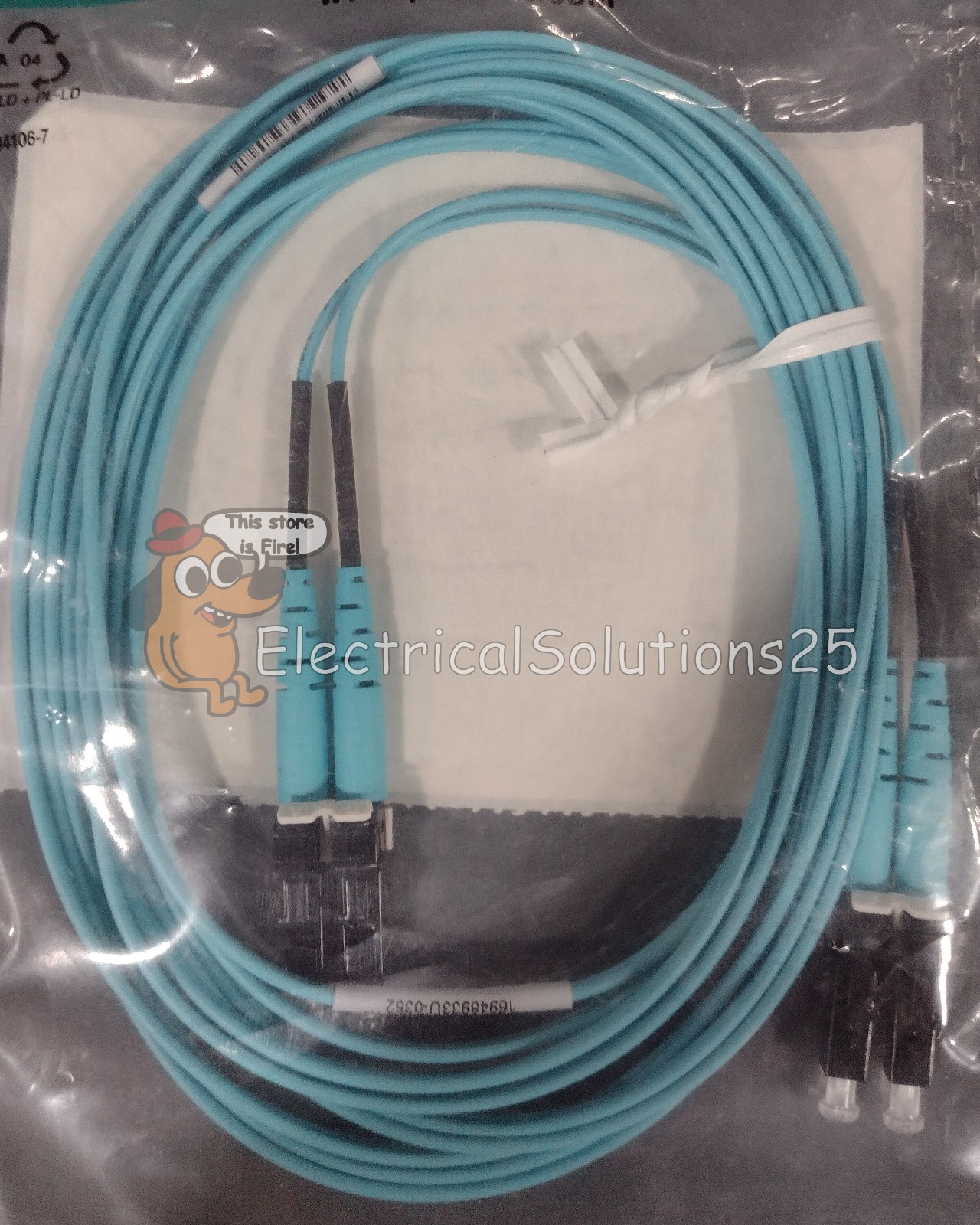 New Panduit FX2ERLNLNSNM003 Fiber Optic Patch Cord 3m Duplex – Free Shipping