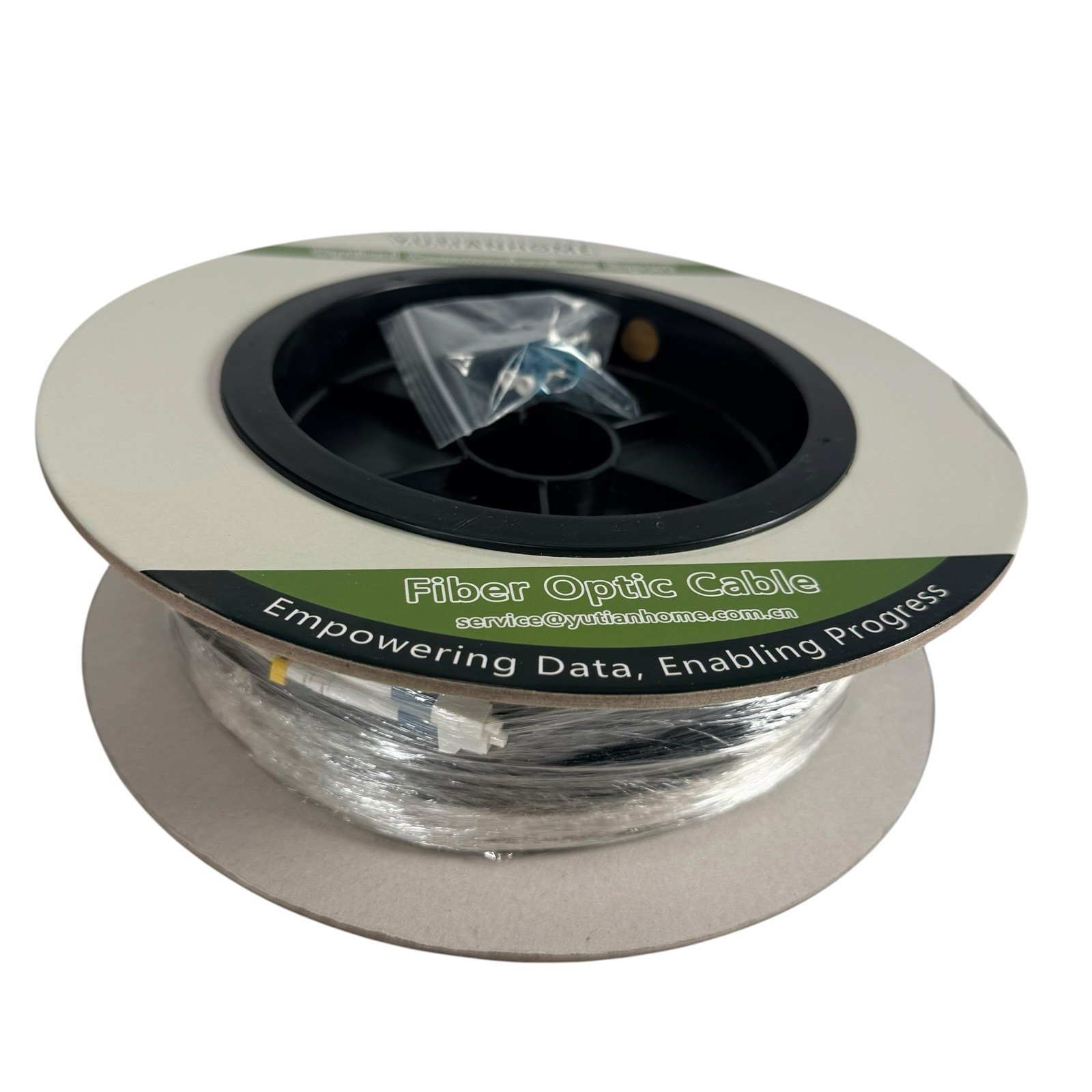 YUTIANHOME 1000ft/300m LC to LC Armored Outdoor Fiber Optic Cable