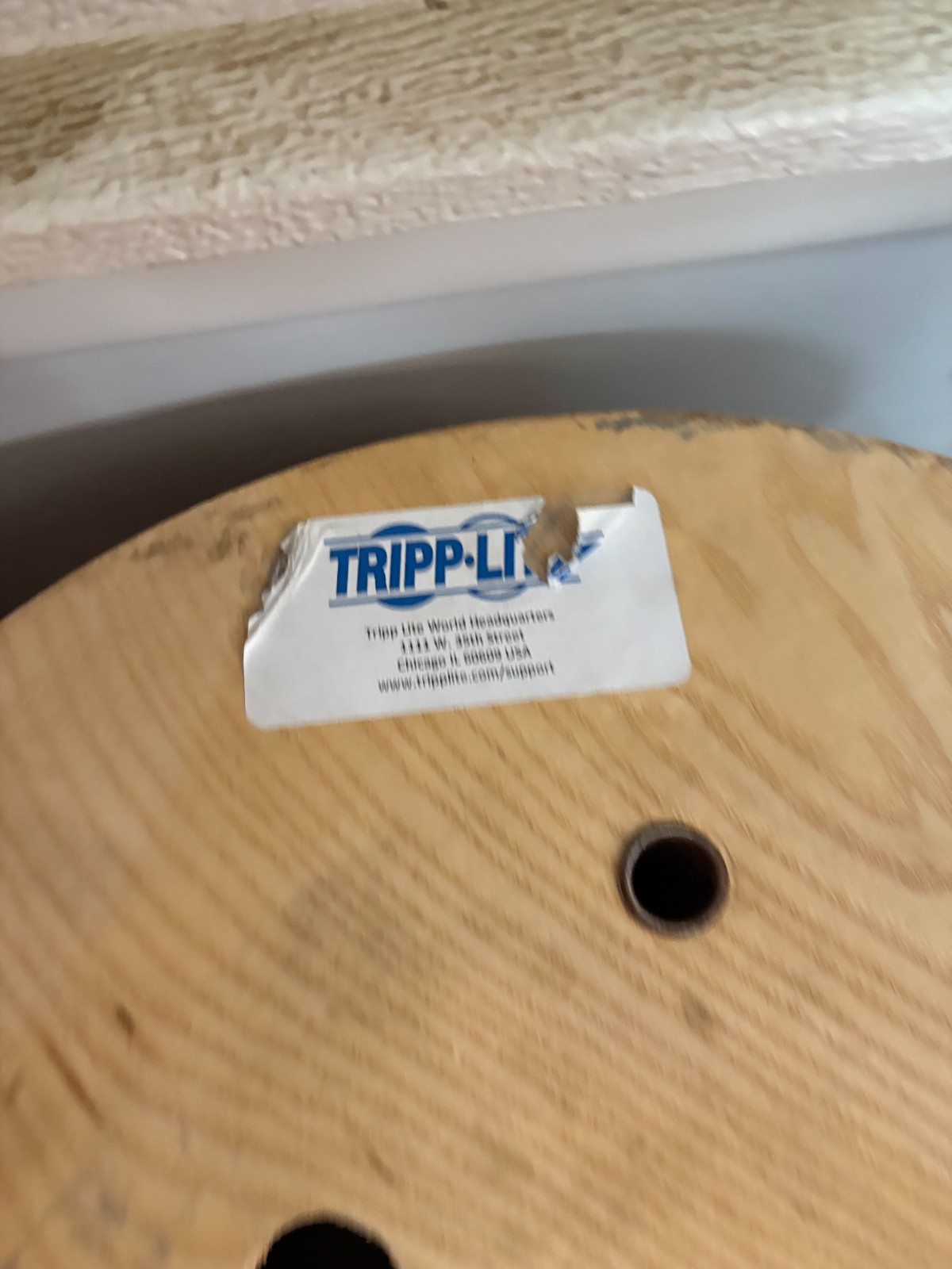 Tripp Lite 1000ft Cat6a 10G Bulk Solid-Core PVC Cable, Blue