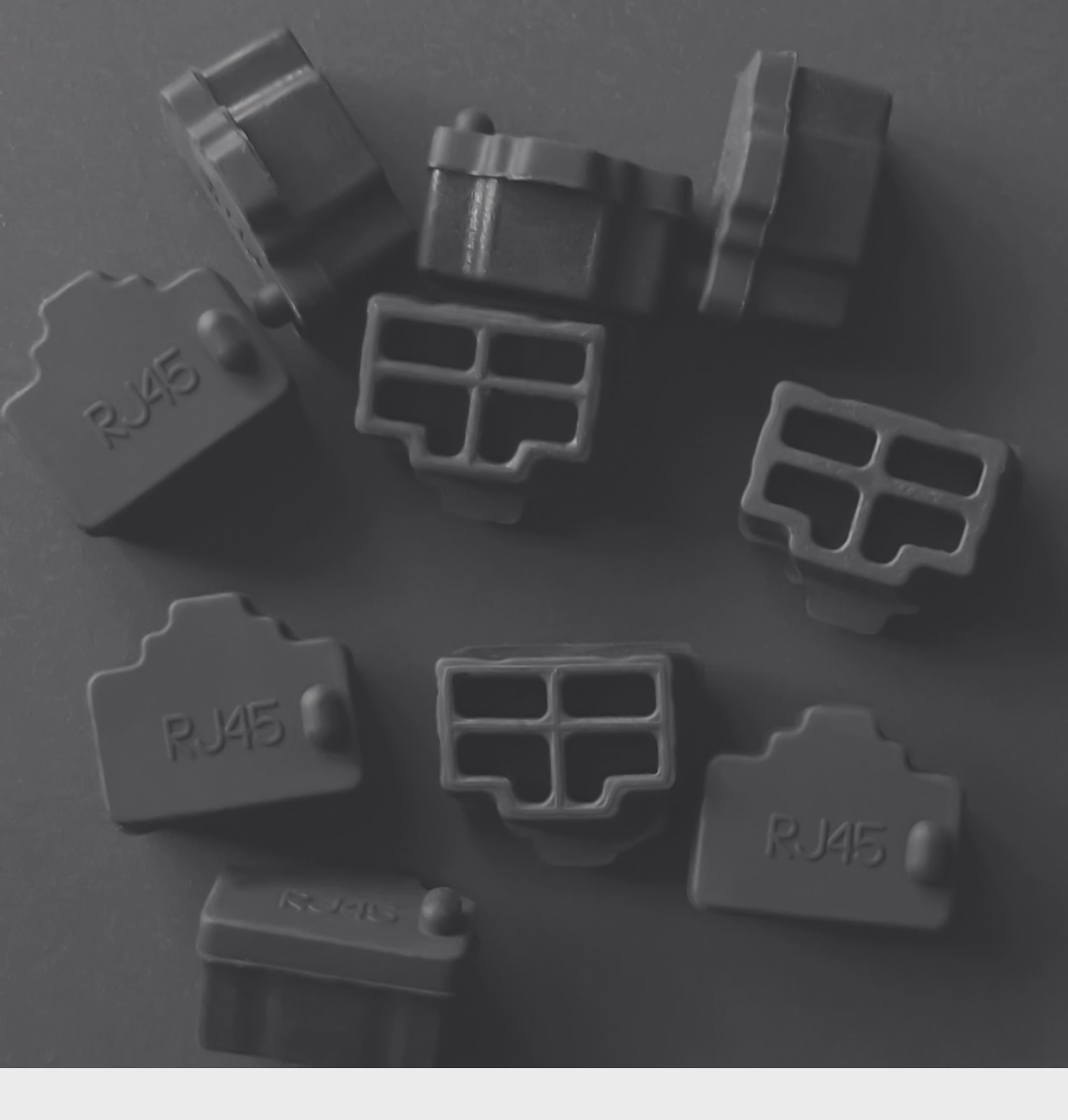 Silicone RJ45 Port Cover Dust Plug Baffle Protector Dust Cover Laptop Network