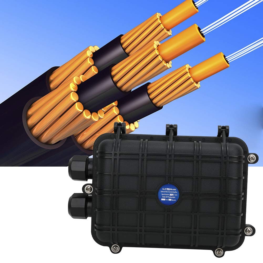 Fiber Termination Kit Splice Box 1 In Out Enclosure 24 Core Ip68 Cable