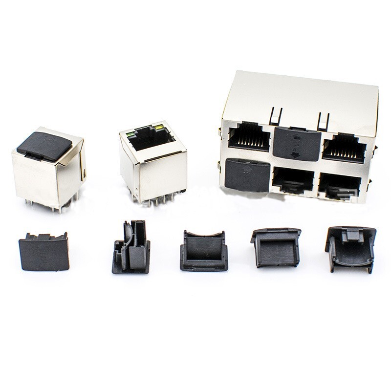 RJ45 Ethernet connector Dust Cap 8P8C network dust cover Anti Dust Protection