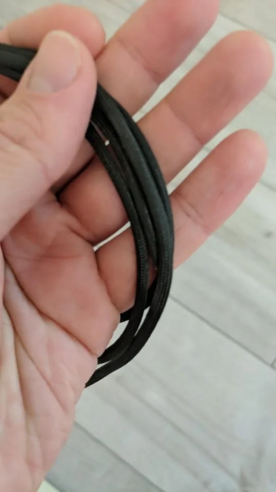1M-5M Braided Fiberglass Sleeve High Temp Resistant Tube Chemical Glass Fiber