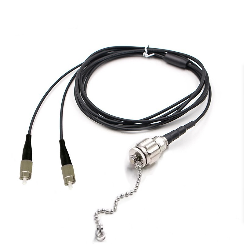 1m-50m Armored Fiber Jumper 2 cores ODC-LC SC FC ST TPU singlemode outdoor Cable