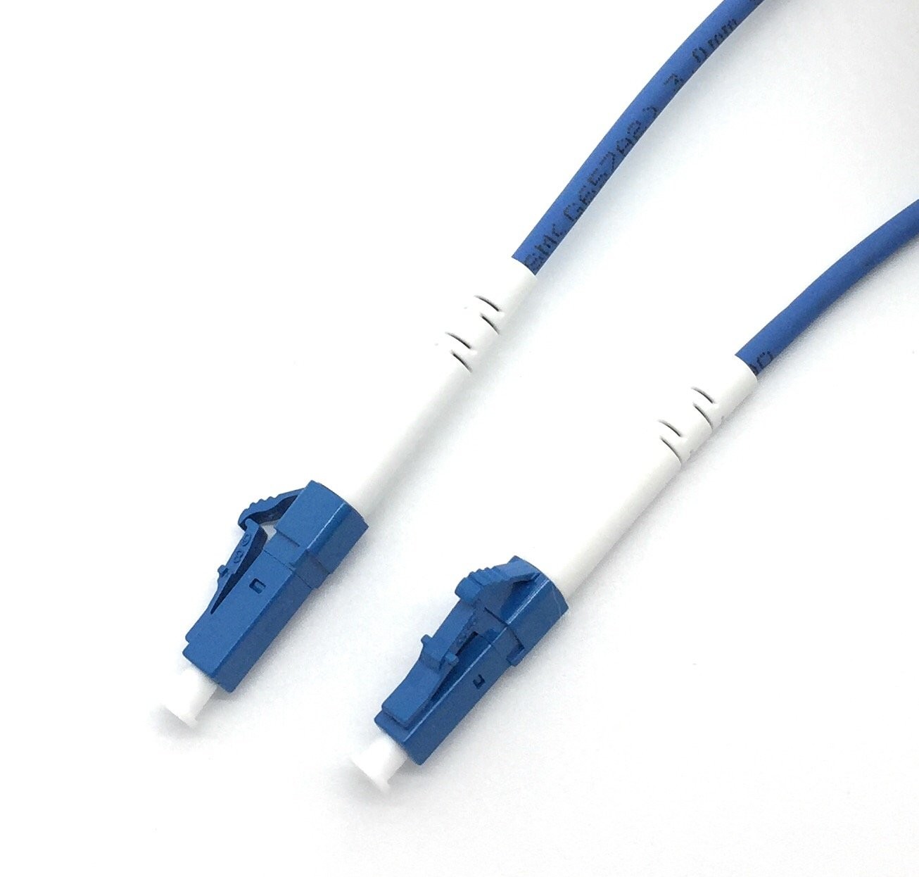 Armored Single Mode Simplex Fiber Optic Patch Cable 1m LC To LC Jumper