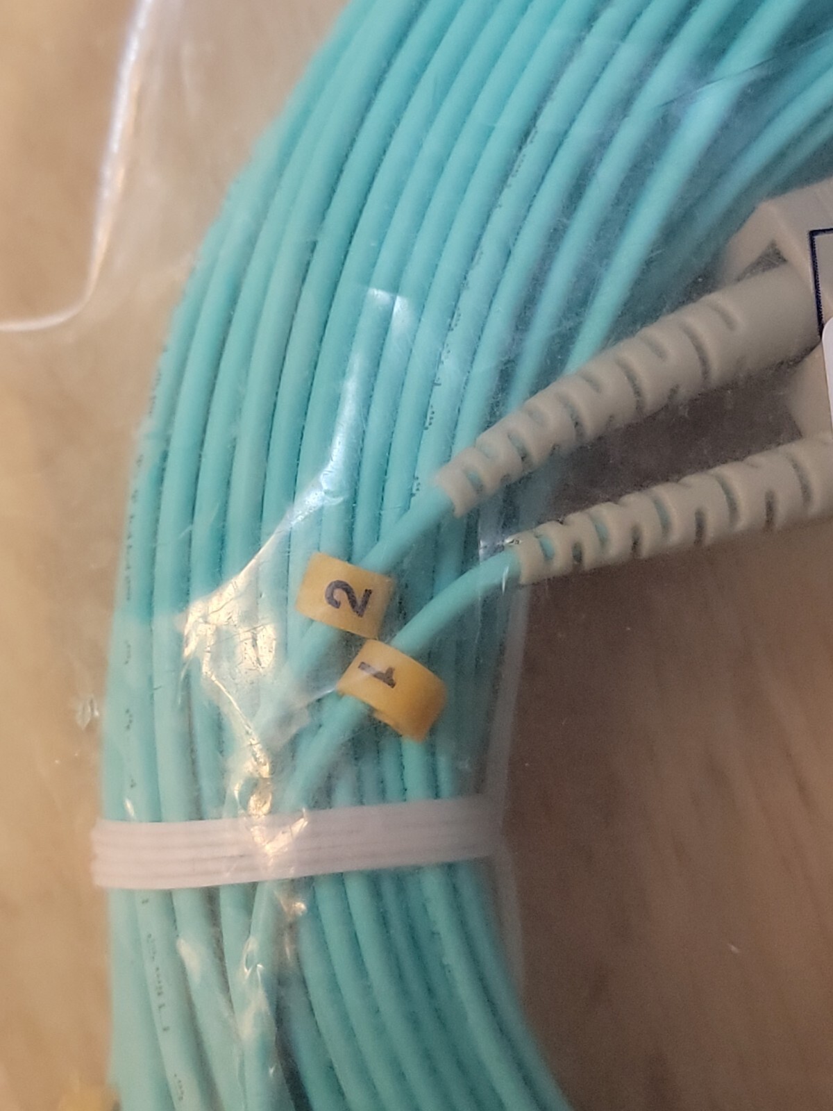 Fiber Optics Flypro.com OM3-SC-DX-30M-LSZH 0M3 50/125 Jumper A-B